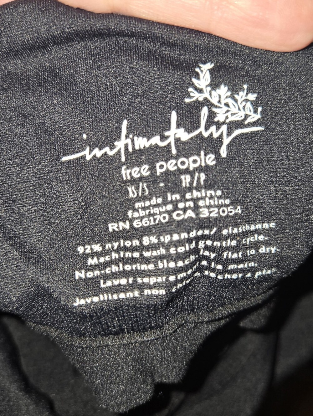 Free People Intimately Black Logo Scoop Tank - Picture 3 of 7
